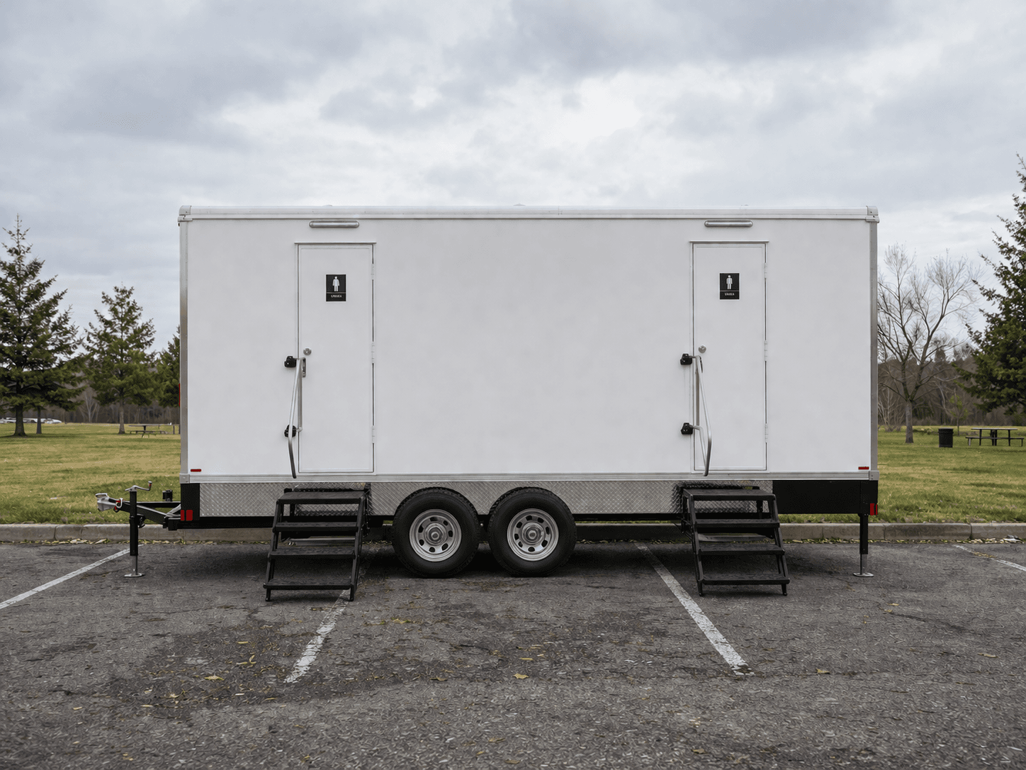 7 Stall Restroom Trailer