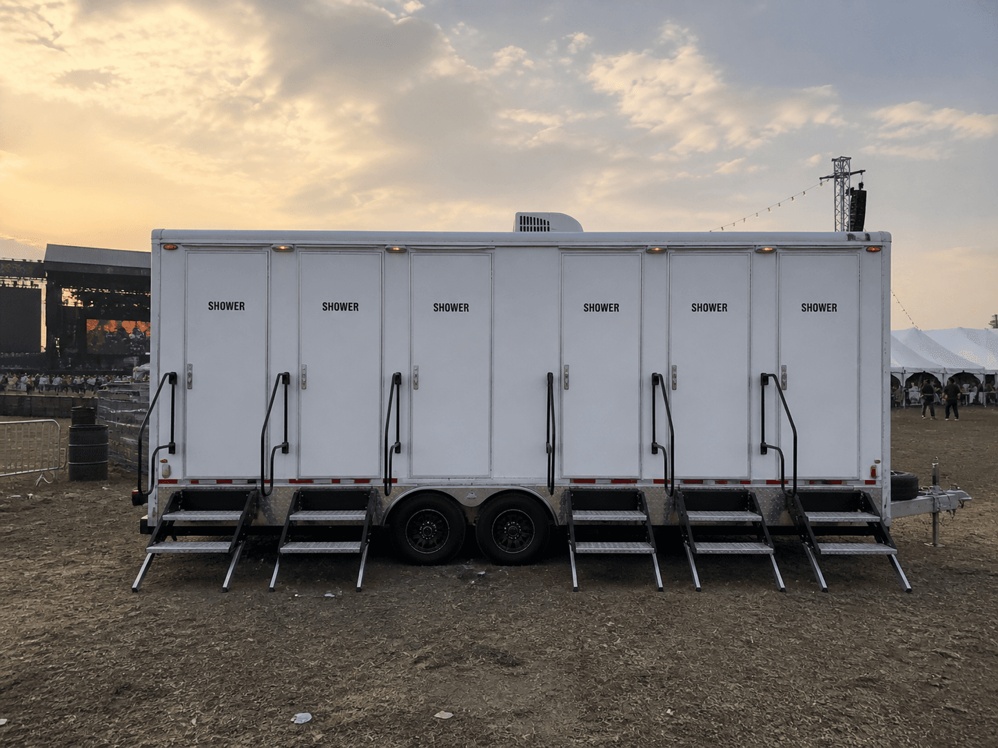 6 Stall Shower Trailer